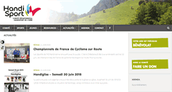 Desktop Screenshot of isere-handisport.org